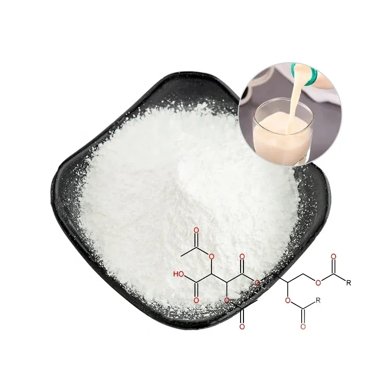 Ester d'acide tartrique diacétylique de haute qualité de mono diglycérides CAS 100085 DATEM