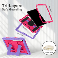 Fabrieksdirect PC siliconen beschermhoes robuuste tablet hoes voor Samsung Galaxy Tab S10 Lite S10 FE S9 FE S9 10.9 11 inch