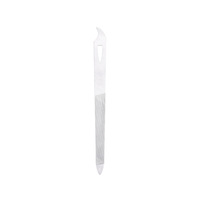 Acier inoxydable Double face ongles épais pédicure métal lime à ongles manucure outils Gel râpe ongles accessoires