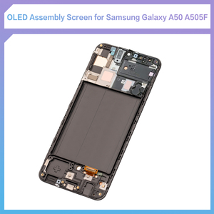 จอสัมผัส OLED แบบดั้งเดิมประกอบได้เต็มรูปแบบพร้อมกรอบสำหรับ Samsung Galaxy A50 <span class=keywords><strong>A505F</strong></span> - Product Image 5