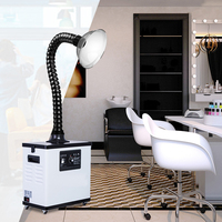 Extracteur de fumée de poussière et de fumée d'ongle de salon de coiffure de rendement élevé pour le salon de beauté médical