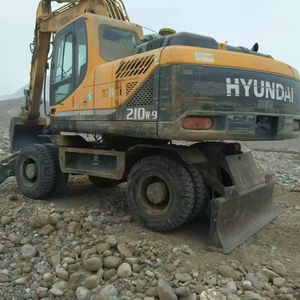 Excavatrice sur roues Hyundai 210W-9 de 21 tonnes, très demandée, d'occasion, modèles 210 et 220, pour la construction, à vendre à Shanghai - Product Image 1