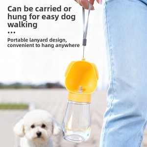Ciotola Portatile per Cani da Esterno Antigoccia con Design a <span class=keywords><strong>Tasca</strong></span> e Dispenser per Cibo - Product Image 4