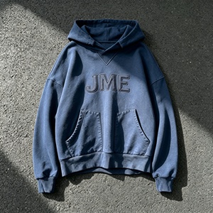 เสื้อฮู้ดโอเวอร์ไซส์ผู้ชาย ลายตัวอักษร ME  ผ้าฝ้ายเฟรนช์เทอร์รี่ สวมใส่สบายๆ สำหรับฤดูใบไม้ร่วง - Product Image 3