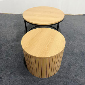 Hiện đại sang trọng phòng khách đồ nội thất Bộ kim loại gỗ trung tâm Bàn cà phê meuble de bảng basse Salon Kính Bàn cà phê - Product Image 6