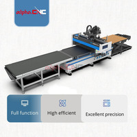 Routeur CNC ATC 1325 pour le nesting, commande automatique Syntec, moteur de broche 3 axes 9 kW pour portes en bois et meubles