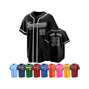 Maillot de baseball personnalisé pour hommes et femmes chemises d'uniforme personnalisées numéros de nom imprimés conception cousue préférée des fans de sport - Product Image 2