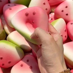 Summer Watermelon Squeeze Stress Relief Toy Silicone PVC PU Material Soft Rebound Decompression Anti-Anxiety Fidget Sensory Toys - Product Image 6