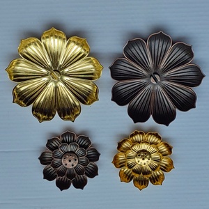 Brass Lotus <b>Incense</b> Stick Holder Chinese Style Ash Catcher <b>Incense</b> Burner Pack for Aromatic <b>Incense</b> <b>Cones</b> and Sticks - Product Image 6