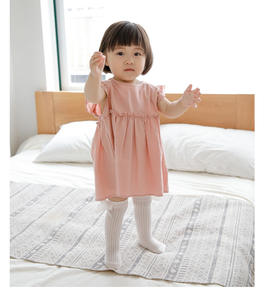 Chaussettes hautes antidérapantes en coton pour bébé fille, avec nœud, pour nouveau-né et nourrisson - Product Image 6