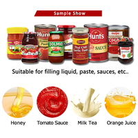 Ligne de production de sauces pour pâtes / sauces tomates, machines de remplissage et de mise en conserve de confitures de fruits pour bocaux et boîtes