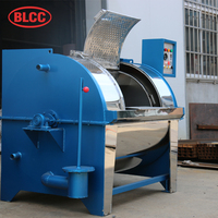 Industrial 50kg-100kg Laundry Equipment Horizontal Washer Hotel Jeans Fabric Washing Machines Business