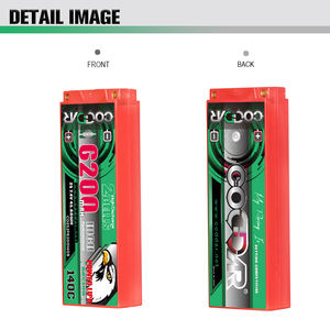 CODDAR LiPo Batterie 2S 6200MAH 7.4V 140C Hard Case 5mm Bullet Stick Pack 1/10 scale RC Car Short Course Truck <span class=keywords><strong>Tamiya</strong></span> <span class=keywords><strong>Grasshopper</strong></span> - Product Image 5