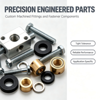 Servicios de Mecanizado CNC de 5 Ejes de Alta Precisión Personalizados, OEM para Todas las Industrias, Piezas de Torneado y Fresado de Acero, Latón, Titanio y Aluminio