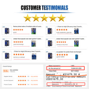 Aidear 개스킷 플레이트 소재 개스킷 플레이트 열교환 기 추가 누출 감지 보호를 위한 이중벽 용접판 - Product Image 6