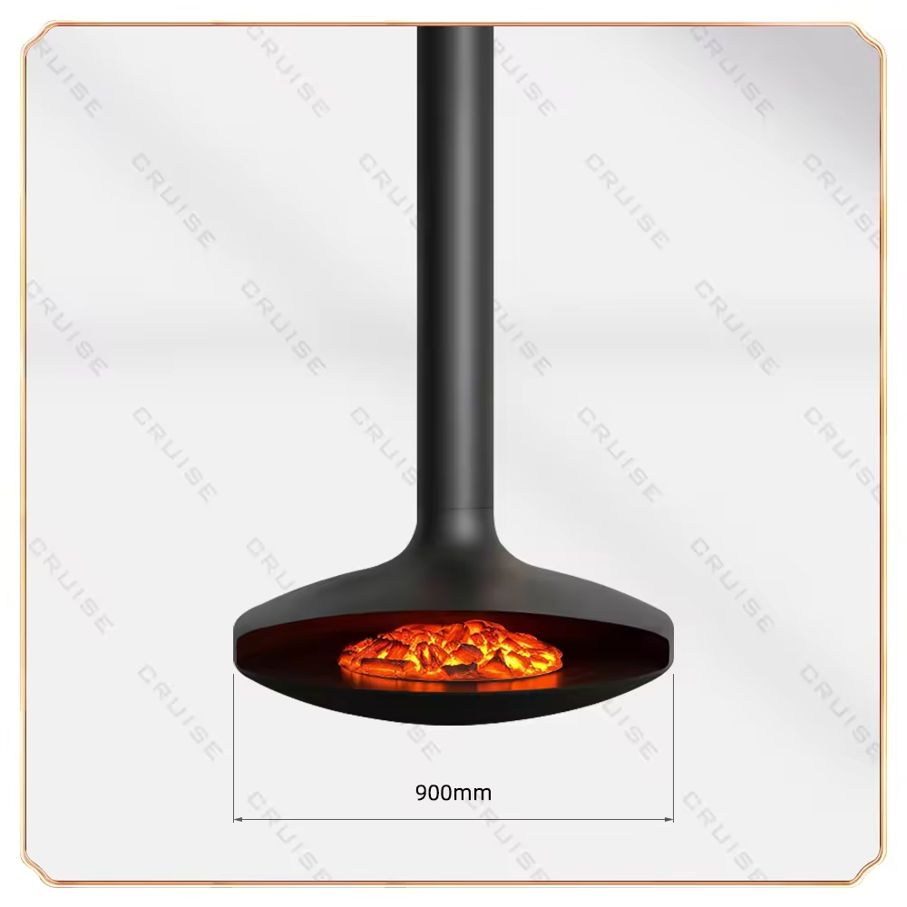 UFO-camino elettrico-900mm