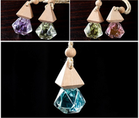 Diffuseur de parfum suspendu pour voiture en verre personnalisé à évaporation naturelle, prix usine, design unique JinYuYaoChen JYYC-007, longue durée