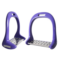 Étriers de cheval en aluminium multicolores légers, bottes de sécurité équestres pour chevaux, étriers de sport pour chevaux
