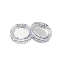 Palette à paupières vide, boîte ronde en plastique transparent, emballage pour fard à paupières, surligneur, fard à joues, boîte à poudre cosmétique compacte de 36,5 mm