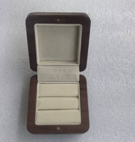 Boîte cadeau en bois rétro personnalisable avec logo, boîte de rangement pour bijoux en bois avec couvercle amovible, en noyer haut de gamme