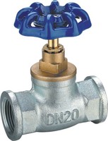 Robinet en fonte robinet d'eau de toilette lavabo en fonte cuisine vadrouille piscine petit robinet bleu poignée cuivre bobine robinet robinet