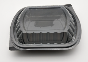 Conteneur alimentaire jetable <span class=keywords><strong>Bingo</strong></span> HYX-001 en PP/PET, compatible micro-ondes, avec couvercle transparent pour pizza, salade, hamburger, pain, <span class=keywords><strong>sushi</strong></span> - Product Image 4