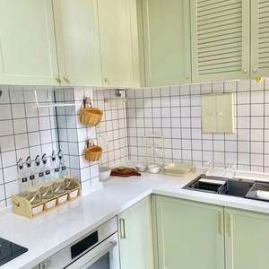 Ensemble complet d'armoires de cuisine modernes en bois massif personnalisées de haute qualité pour une conception de cuisine luxueuse - Product Image 1