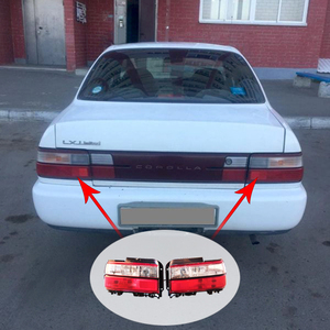 Feux arrière de voiture pour Toyota Corolla AE100 1992 à 1995, une paire, clignotant de conduite, feu de freinage 81560-1A630 81560-1A830 - Product Image 6