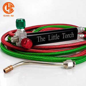 Precision Jewelry <strong>Soldering</strong> Gold Melting Dual Gas Hose Mini Oxy Hydrogen Oxygen Welding Torch <strong>Kit</strong> for Jewelers - Product Image 3