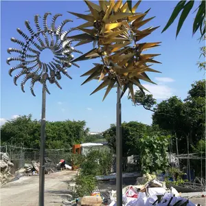 Outdoor Wind Sculpture Outdoor Decoration Wind Sculpture Stainless Steel Kinetic Wind Sculpture