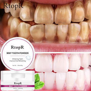 Marque privée Beauté Soins Personnels Oral Activé Organique Poudre Dentaire Dentifrice Dents Blanches Blanchiment Poudre Dentifrice - Product Image 4