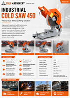 ZUJI Q450 Nouvelle machine de découpe automatique à froid pour barres d'armature, moteur 3kW, tension 380V, lames haute précision, garantie 1 an, construction