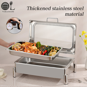 Equipo de Catering Rectangular de Alta Calidad y Gran Capacidad, Calentador de Alimentos Comercial, Plato <span class=keywords><strong>para</strong></span> Buffet - Product Image 3