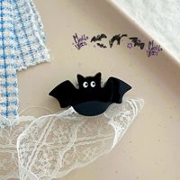 DOWELL Acetato coreano Estampado de leopardo Diadema Moda Engrosada Ancho Nuevo Halloween Bat Claw Spider Web Hair Clip