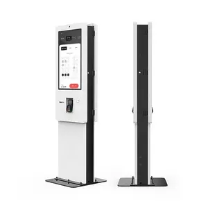 Indoor 32 Zoll Touchscreen automatische Selbstbedienung warteschlange Kiosk Ticket automat für Station