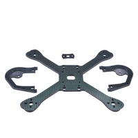 Pièces d'avion en fibre de carbone 3K usinées CNC de haute précision sur mesure pour drones FPV et UAV RC