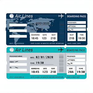 Impresión Personalizada de Boletos de Avión Económicos, Boletos de Admisión a Acuarios, Boletos de Embarque en Blanco - Product Image 6