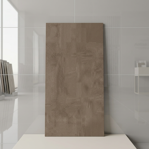 Febrico Brown Cement Look Matte Vitrified Porcelain <b>Tiles</b> 600x1200mm Premium Floor Wall <b>Tile</b> - Product Image 1
