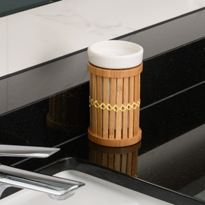 Taza de Bambú Desmontable de Alta Calidad, Precio Competitivo, Accesorio de Baño en Venta - Product Image 1