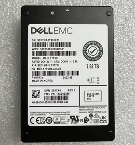 EMC PM1733 MZ-WLR7T60 Katı Hal Sürücüsü 7.68TB PCIe NVME U.2 2.5 SSD 0Y27TR 0DX74Y 084C40 U.2 için - Product Image 4