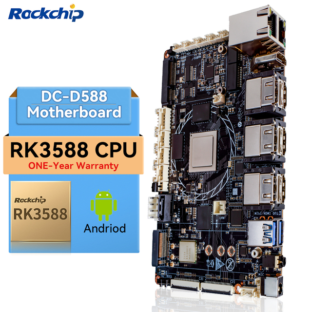 Octo-Core RK3588 Development Board with 6xHD-MI Output 6 TOPS NPU  Android System for Multi-screen Advertising Machine