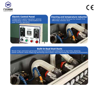 Machine de chantournage entièrement automatique WFS-910H avec coupe automatique des extrémités, scelleuse de chants pour l'industrie du meuble, certifiée CE
