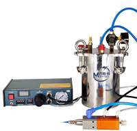 Vanne de distribution professionnelle industrielle de précision pneumatique à grand débit pour résine époxy thermofusible, graisse et pâte à souder, avec aspiration arrière