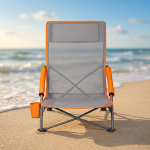 Silla de Playa Plegable Ligera, Silla de Camping Portátil, Tela Oxford Transpirable, Marco de Aluminio, Asiento de Ocio para Exteriores - Product Image 3