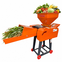 Hacheuse de fourrage, coupe-légumes, broyeur de paille, coupe-herbe, machine de traitement des aliments pour animaux pour les exploitations agricoles