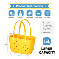 Bolsas de Praia EVA à Prova d'Água com Padrão de Doces da Moda de Verão Everich, Personalizadas para Mulheres