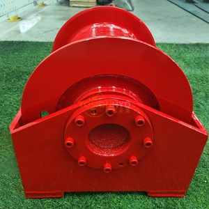 Treuil hydraulique personnalisé de 20 000 lb pour camions et bateaux, fabriqué avec un câble en acier et un frein hydraulique à 3 points - Product Image 1
