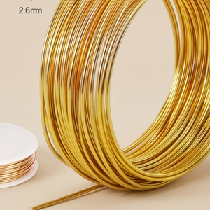 Fil rond massif en laiton C28000 CuZn40, diamètre sélectionnable de 0,1 mm à 5 mm – Services de découpe et de soudage disponibles - Product Image 1