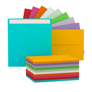 Rắn màu kraft giấy phong bì nhiều kích cỡ cho kỳ nghỉ thiệp chúc mừng gửi thư nhà máy bán hàng trực tiếp - Product Image 3