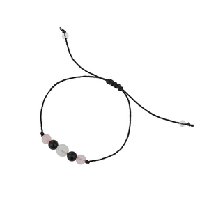 Nouveau tricot à la main à la mode perles <span class=keywords><strong>de</strong></span> <span class=keywords><strong>yoga</strong></span> naturelles Bracelets en pierre carte <span class=keywords><strong>de</strong></span> voyage bracelets pour hommes S584 - Product Image 1